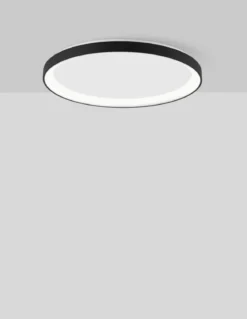 Nova Luce 9853674 PERTINO LED Deckenleuchte 48cm 3000K Schwarz dimmbar