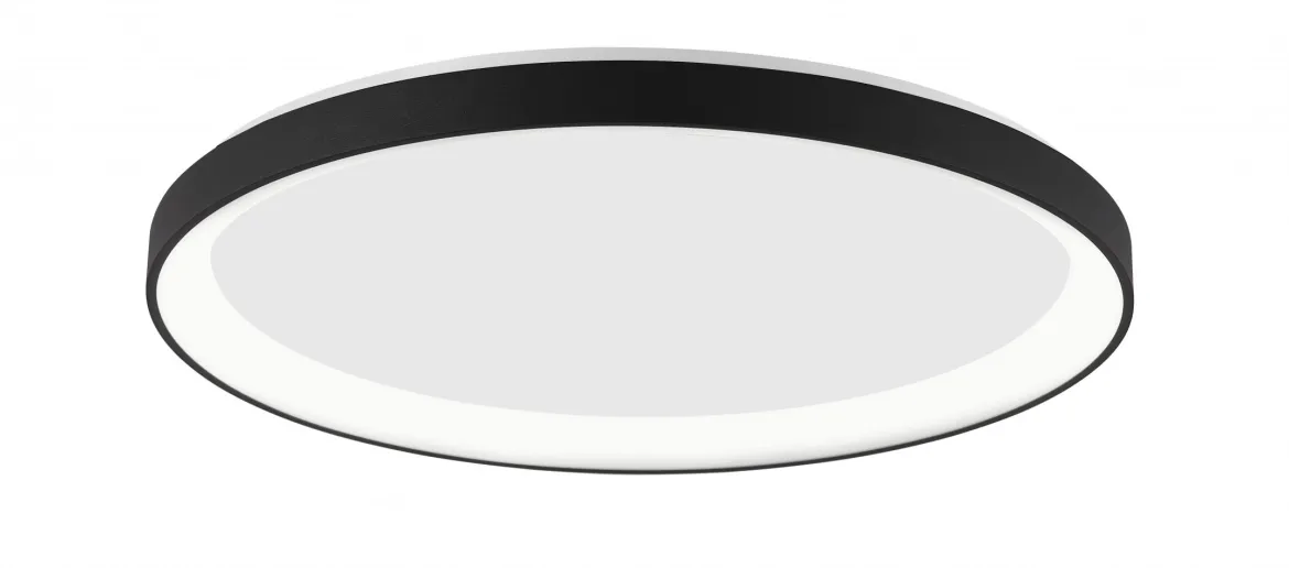 Nova Luce 9853676 PERTINO LED Deckenleuchte 58cm 3000K Schwarz dimmbar