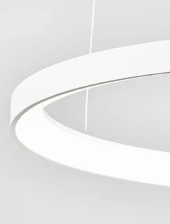 Nova Luce 9345688 PERTINO LED Pendelleuchte 58cm 2700K Weiss dimmbar