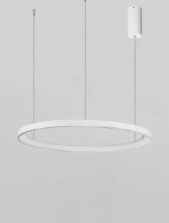Nova Luce 9345688 PERTINO LED Pendelleuchte 58cm 2700K Weiss dimmbar
