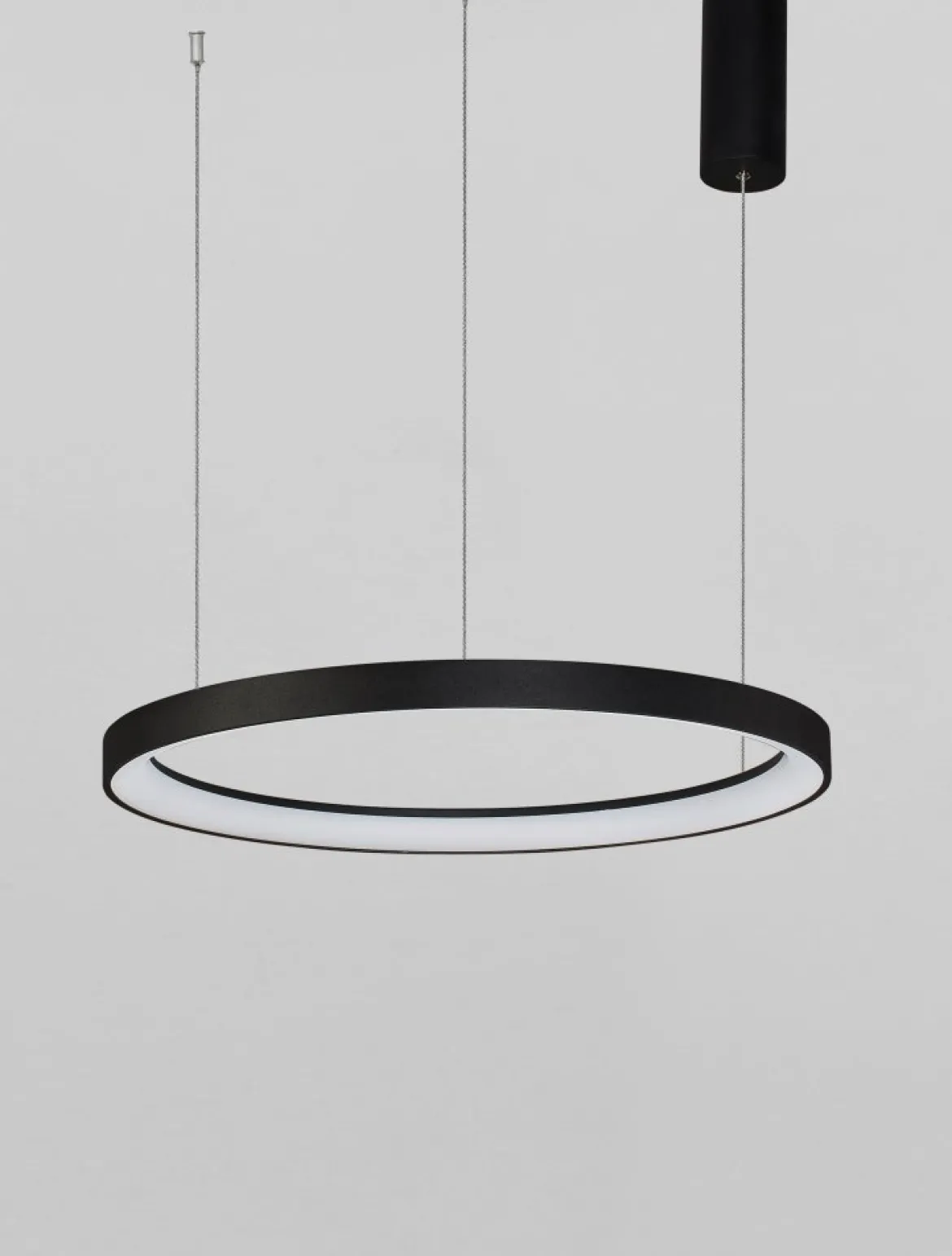 Nova Luce 9345689 PERTINO LED Pendelleuchte 58cm 2700K Schwarz dimmbar