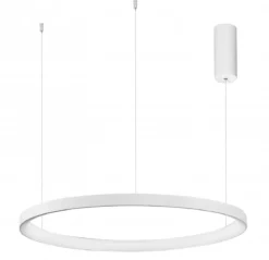 Nova Luce 9853685 PERTINO LED Pendelleuchte 78cm 3000K Weiss dimmbar