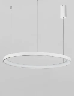 Nova Luce 9853685 PERTINO LED Pendelleuchte 78cm 3000K Weiss dimmbar