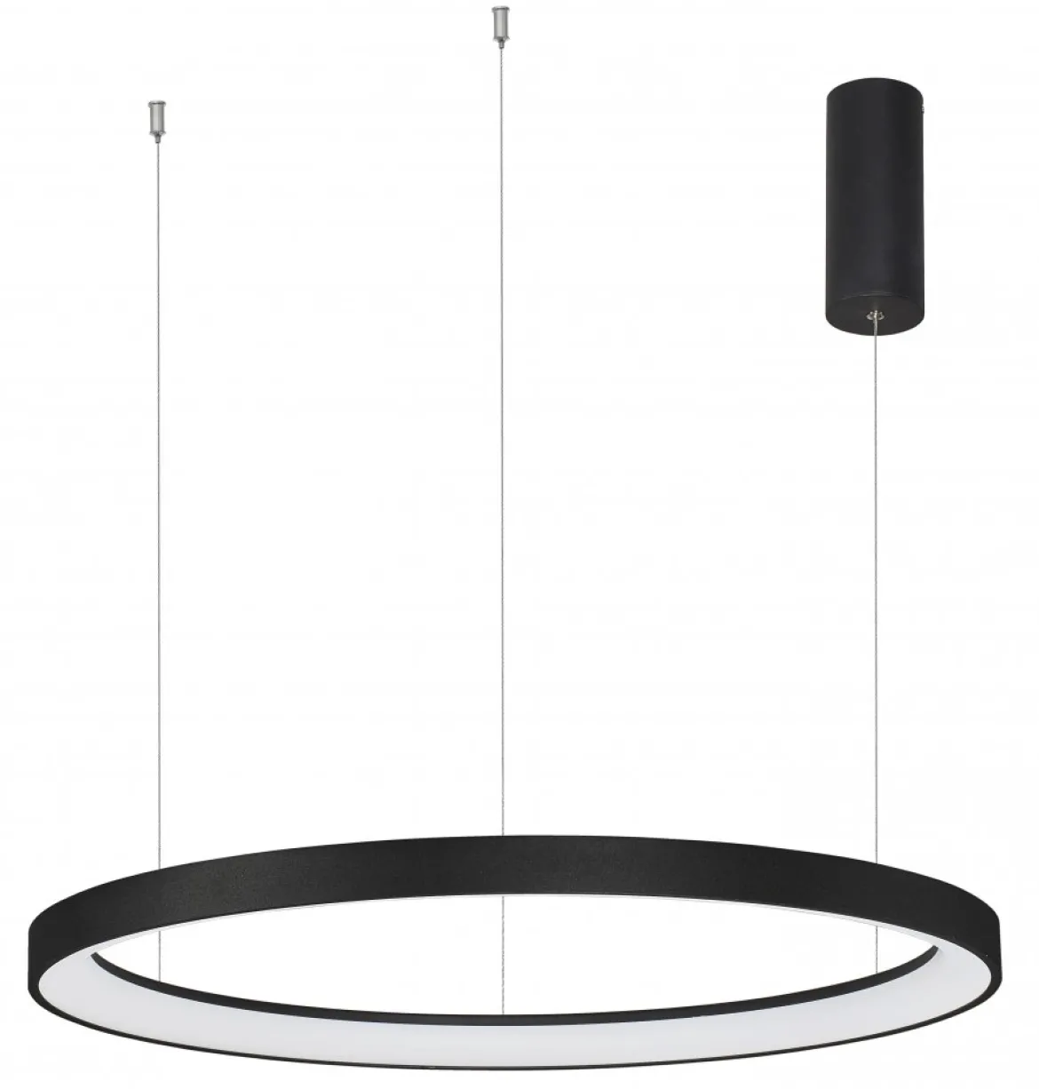 Nova Luce 9853686 PERTINO LED Pendelleuchte 78cm 3000K Schwarz dimmbar