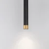 Nova Luce 9911530 PICTO Pendelleuchte 40 1-flammig Schwarz Gold GU10