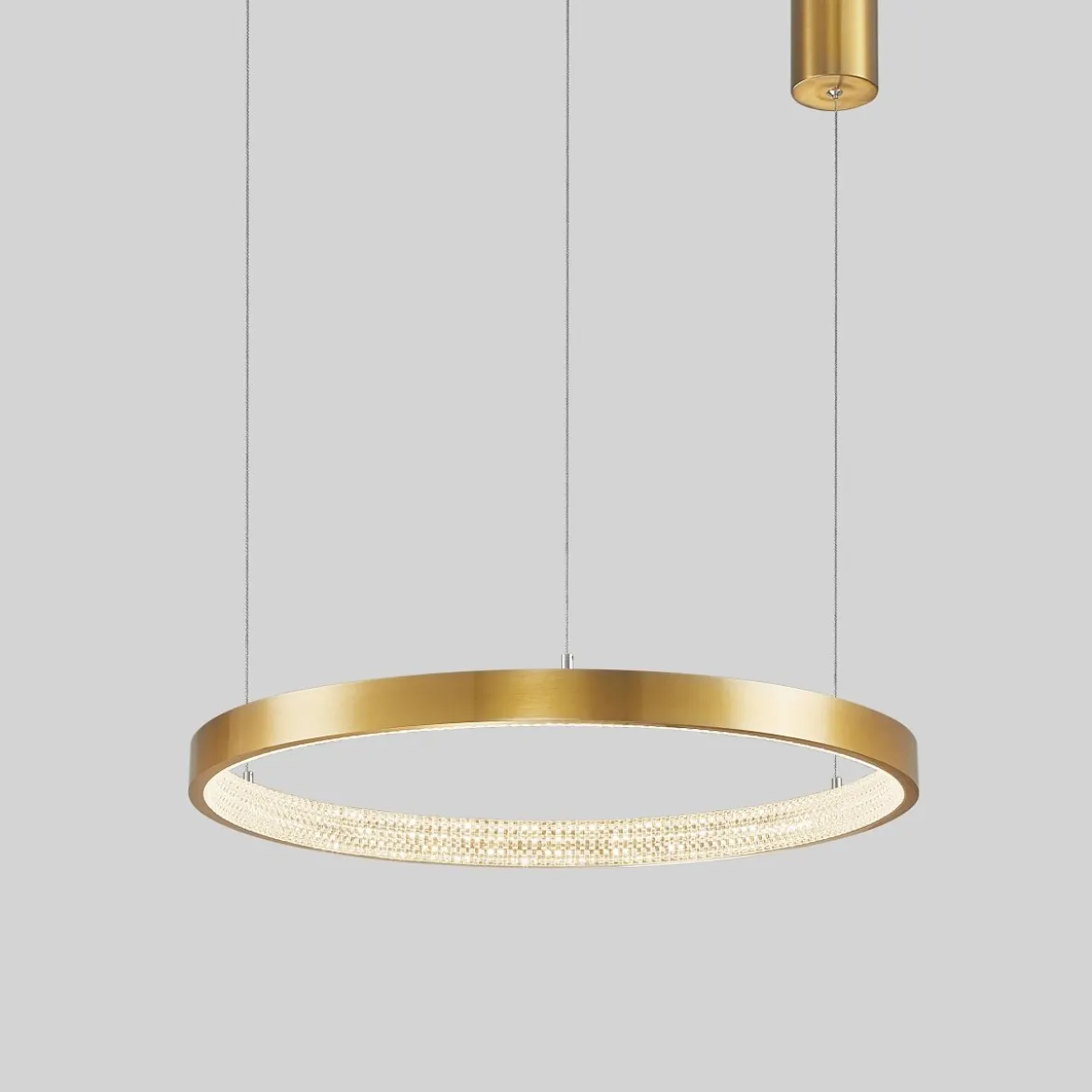 Nova Luce 9285601 PRESTON LED Pendelleuchte 60cm 3000K Antik Gold dimmbar