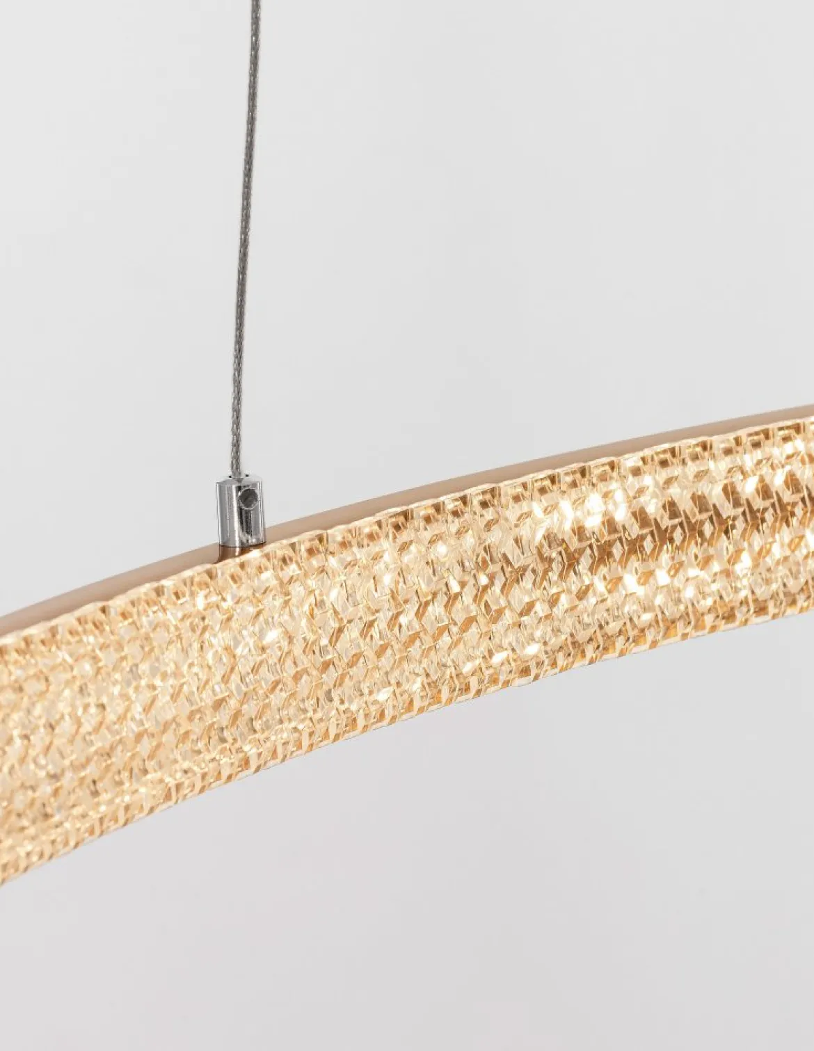 Nova Luce 9285601 PRESTON LED Pendelleuchte 60cm 3000K Antik Gold dimmbar