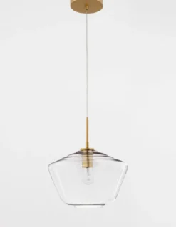 Nova Luce 9426733 PRISMA Pendelleuchte 1-flammig Gold Transparent E27