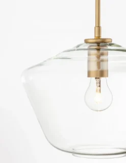Nova Luce 9426733 PRISMA Pendelleuchte 1-flammig Gold Transparent E27