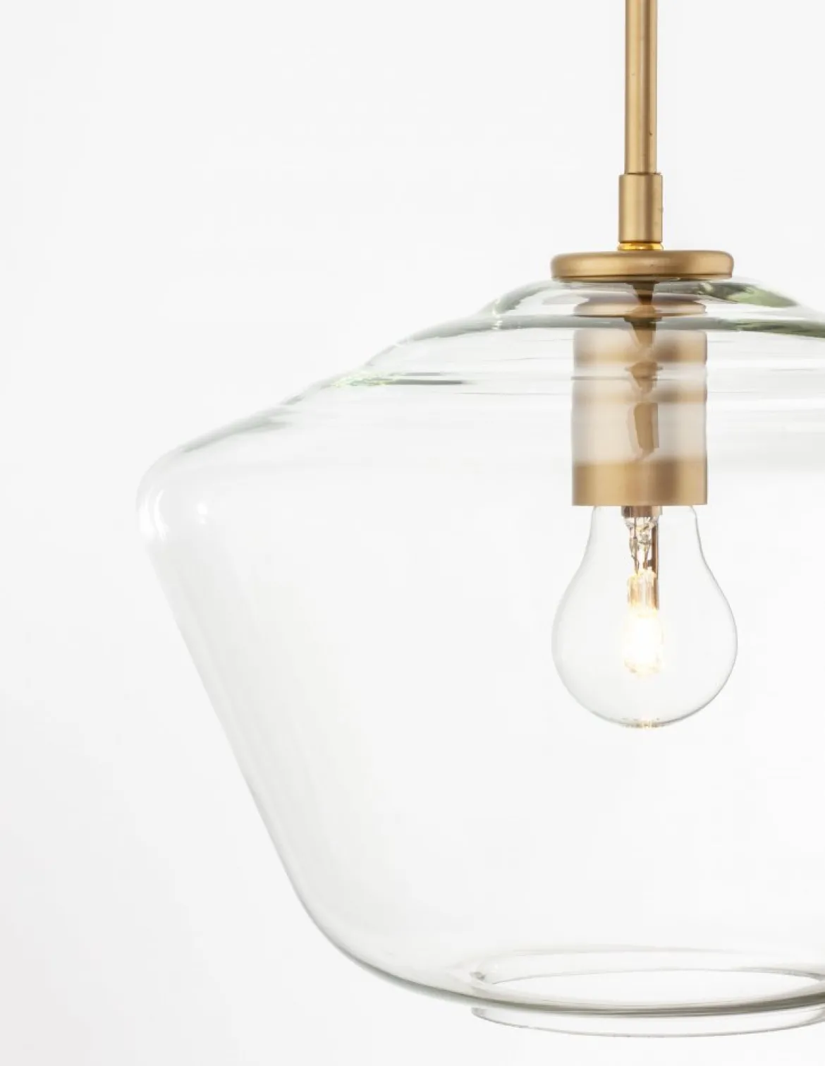Nova Luce 9426733 PRISMA Pendelleuchte 1-flammig Gold Transparent E27