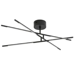 Nova Luce 9180761 RACCIO LED Deckenleuchte 6-flammig 3000K Schwarz