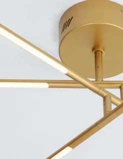 Nova Luce 9180762 RACCIO LED Deckenleuchte 6-flammig 3000K Messing Gold