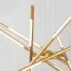 Nova Luce 9180782 RACCIO LED Pendelleuchte 12-flammig 3000K Messing Gold dimmbar