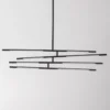 Nova Luce 9180780 RACCIO LED Pendelleuchte 8-flammig 3000K Schwarz dimmbar
