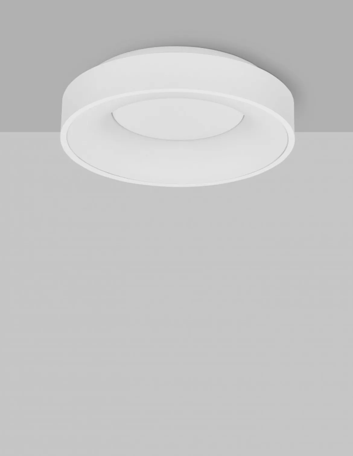 Nova Luce 9353830 RANDO THIN LED Deckenleuchte 38cm 3000K Weiss dimmbar