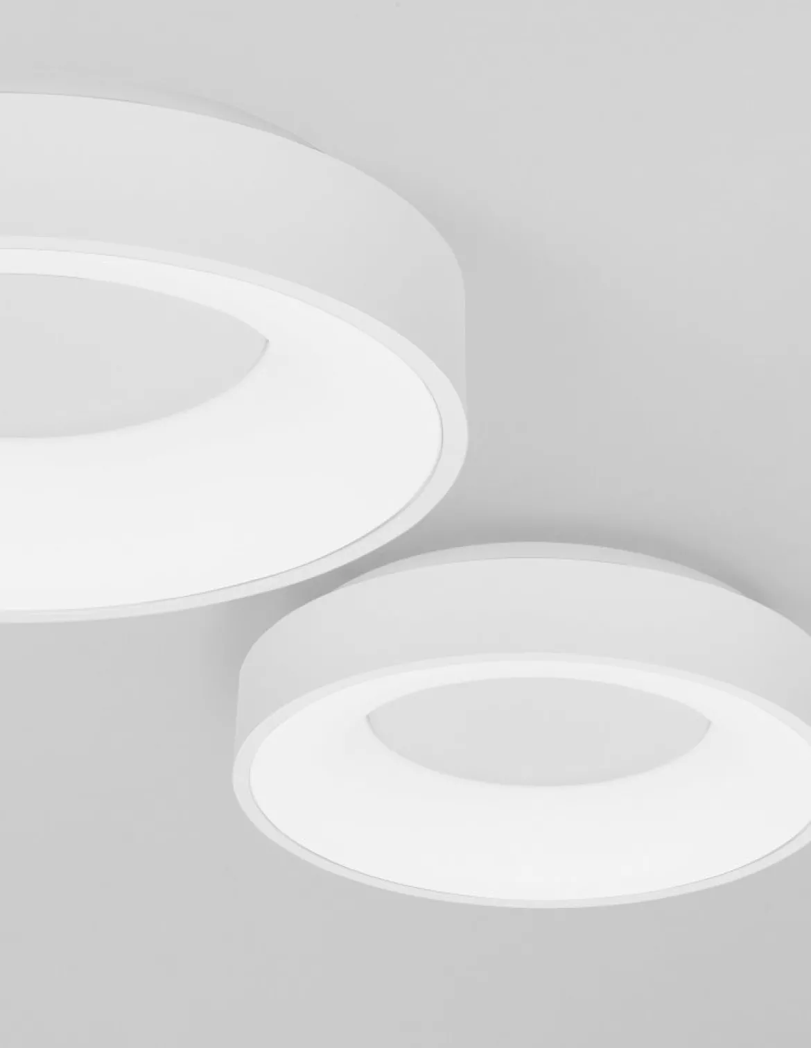 Nova Luce 9353830 RANDO THIN LED Deckenleuchte 38cm 3000K Weiss dimmbar
