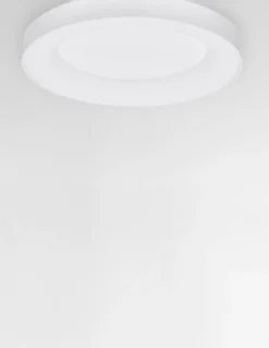 Nova Luce 9353852 RANDO THIN LED Deckenleuchte 60cm 3000K Weiss dimmbar