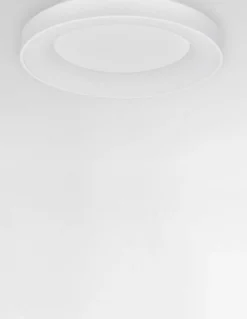 Nova Luce 9353852 RANDO THIN LED Deckenleuchte 60cm 3000K Weiss dimmbar