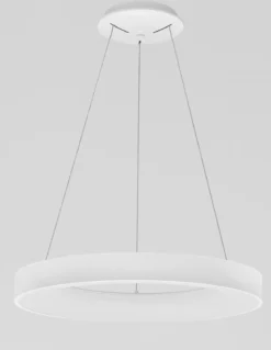 Nova Luce 9453452 RANDO THIN LED Pendelleuchte 60cm 3000K Weiss dimmbar