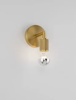 Nova Luce 9501239 ROYAL Wandleuchte ohne Schirm Gold E27