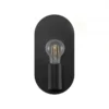 Nova Luce 9501245 ROYAL Wandleuchte Schwarz E27