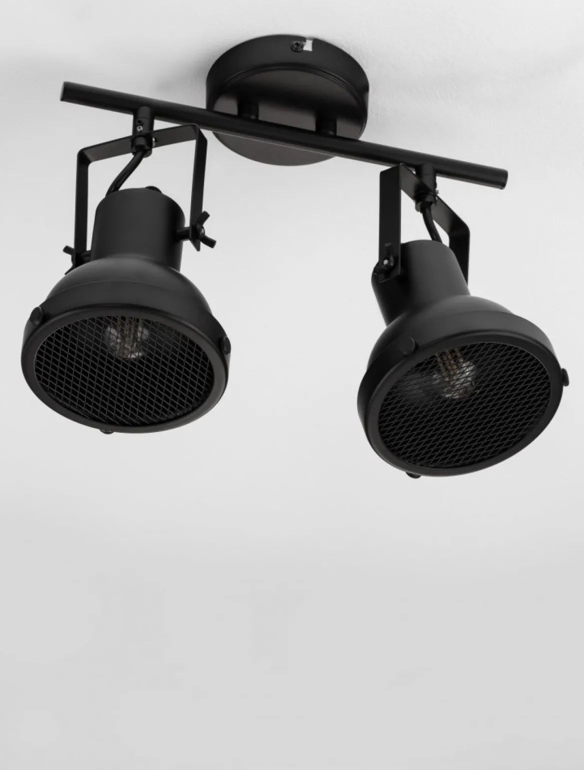 Nova Luce 9624104 RUVI Deckenleuchte 2-flammig Schwarz GU10