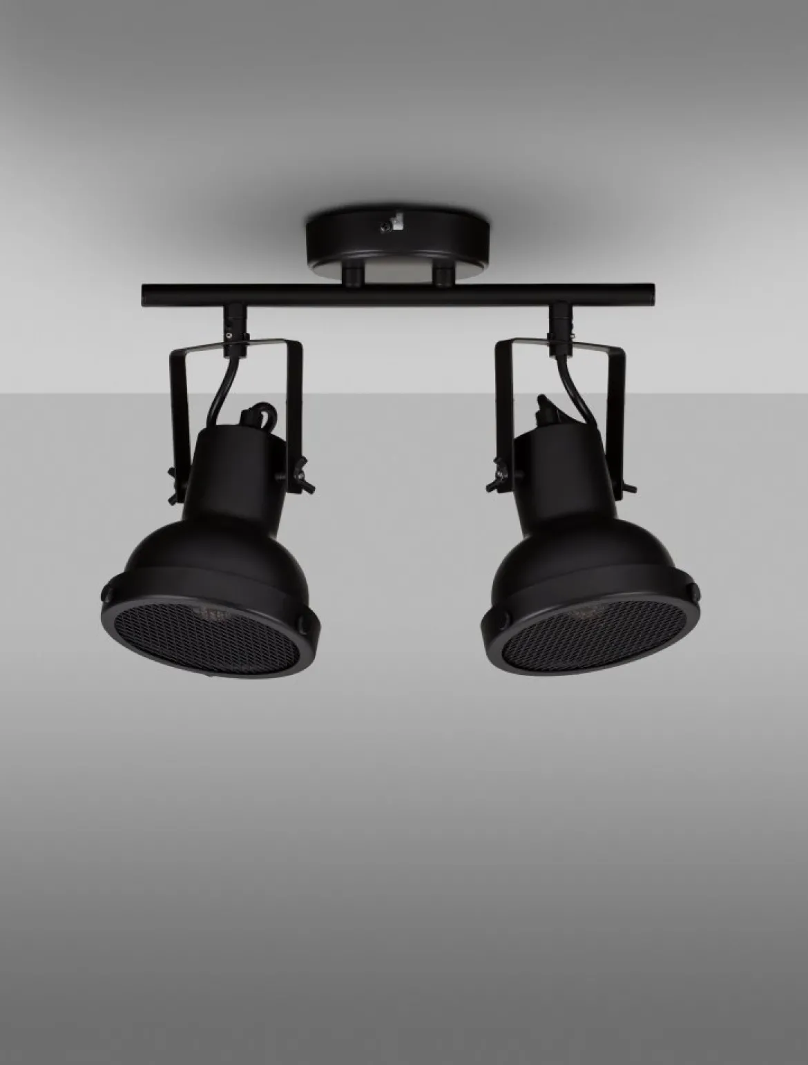 Nova Luce 9624104 RUVI Deckenleuchte 2-flammig Schwarz GU10