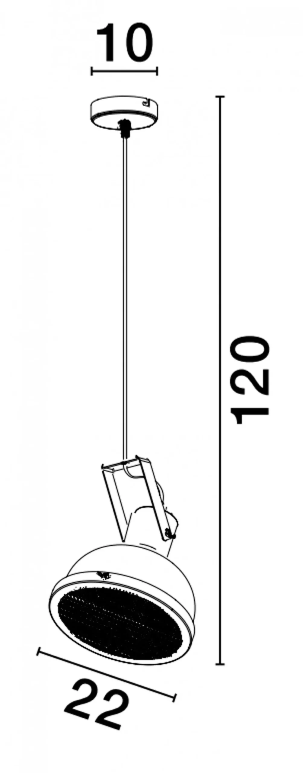 Nova Luce 9624100 RUVI Pendelleuchte 1-flammig Schwarz E27