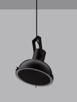 Nova Luce 9624100 RUVI Pendelleuchte 1-flammig Schwarz E27