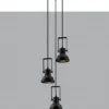 Nova Luce 9624101 RUVI Pendelleuchte 3-flammig Schwarz E14