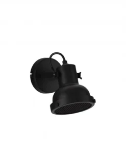 Nova Luce 9624103 RUVI Wandleuchte Schwarz GU10