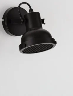 Nova Luce 9624103 RUVI Wandleuchte Schwarz GU10