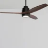 Nova Luce 5231401 SABAL LED Ventilator 3000K Schwarz Braun