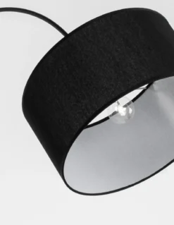 Nova Luce 9401652 SAMA Stehlampe Schwarz E27