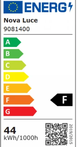 Nova Luce 9081400 SELINE LED Wandleuchte 3000K Schwarz