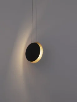 Nova Luce 9695248 SHELL LED Pendelleuchte 20cm 3000K Schwarz Gold