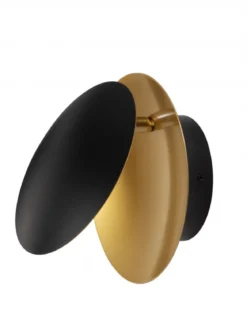 Nova Luce 9695247 SHELL LED Wandleuchte 3000K Schwarz Gold