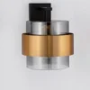 Nova Luce 9236385 SIANNA Wandleuchte Gold Rauchglas Schwarz E27