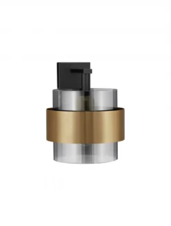 Nova Luce 9236385 SIANNA Wandleuchte Gold Rauchglas Schwarz E27