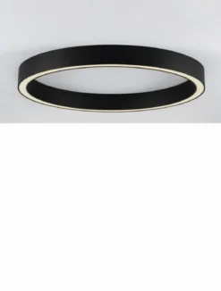 Nova Luce 9558640 STING LED Deckenleuchte 80cm 3000K Schwarz dimmbar