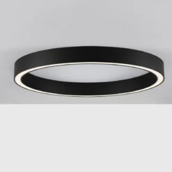 Nova Luce 9558640 STING LED Deckenleuchte 80cm 3000K Schwarz dimmbar