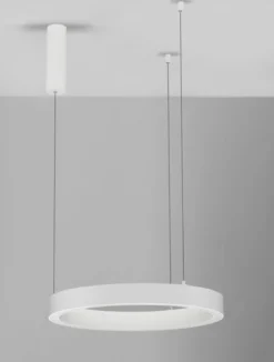 Nova Luce 9558600 STING LED Pendelleuchte 60cm 3000K Weiss dimmbar