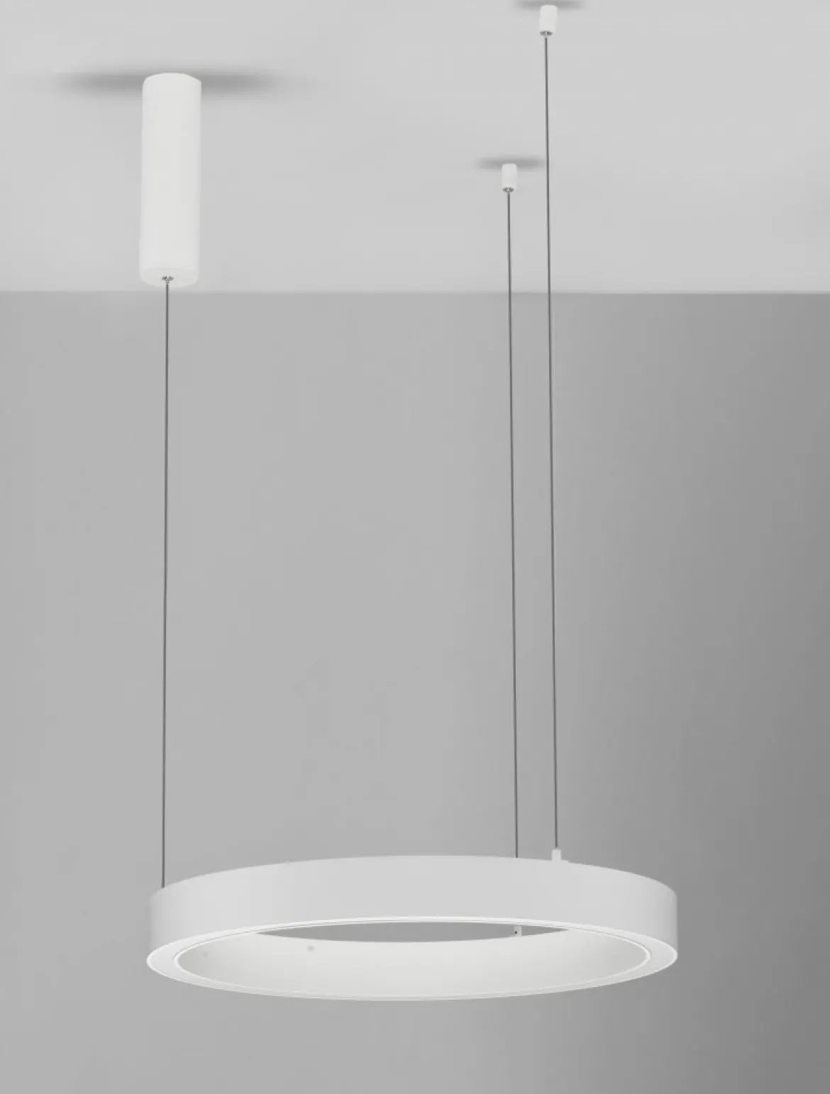 Nova Luce 9558600 STING LED Pendelleuchte 60cm 3000K Weiss dimmbar