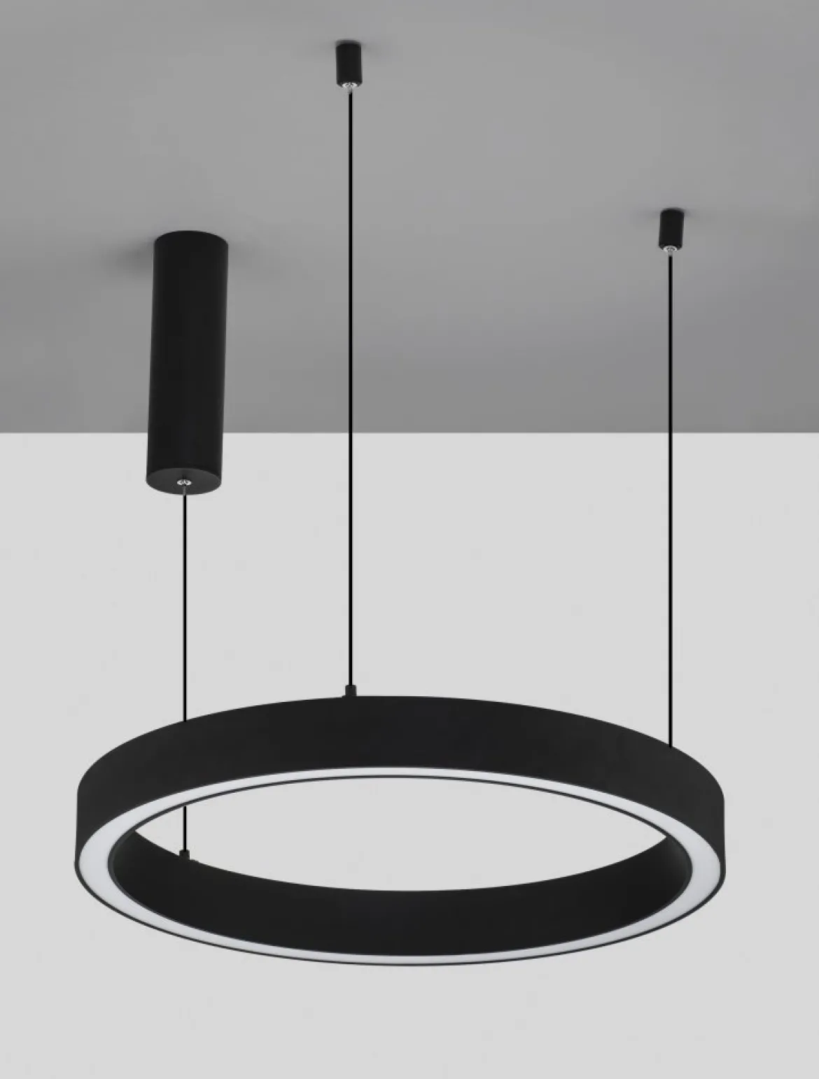 Nova Luce 9558601 STING LED Pendelleuchte 60cm 3000K Schwarz dimmbar