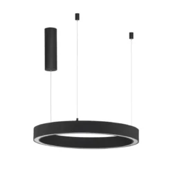 Nova Luce 9558601 STING LED Pendelleuchte 60cm 3000K Schwarz dimmbar