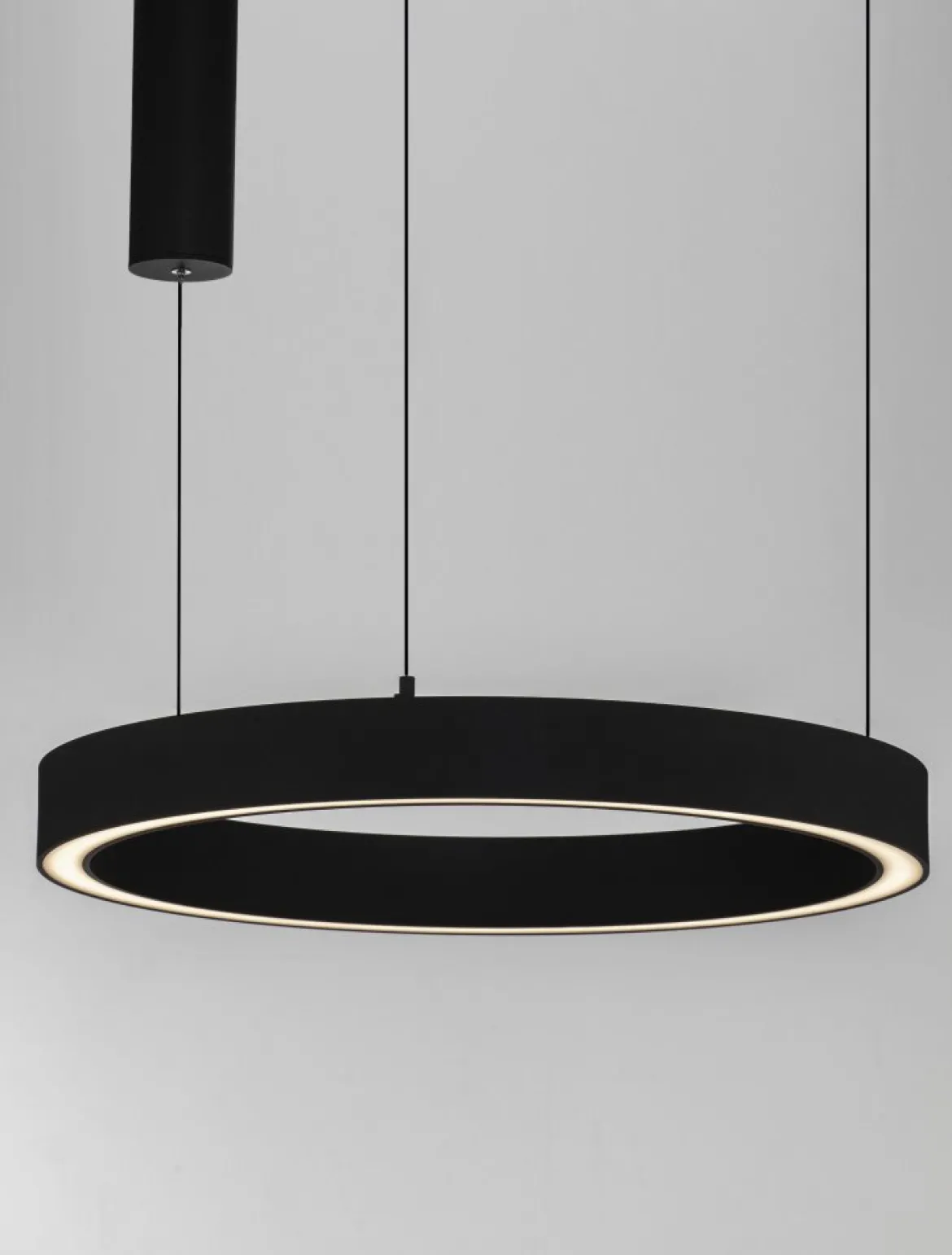 Nova Luce 9558601 STING LED Pendelleuchte 60cm 3000K Schwarz dimmbar