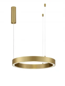 Nova Luce 9558602 STING LED Pendelleuchte 60cm 3000K Bronze dimmbar