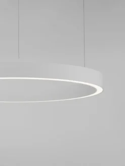 Nova Luce 9558603 STING LED Pendelleuchte 60cm 3000K Weiss dimmbar