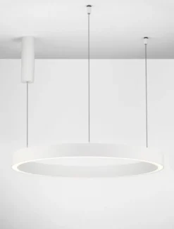 Nova Luce 9558603 STING LED Pendelleuchte 60cm 3000K Weiss dimmbar