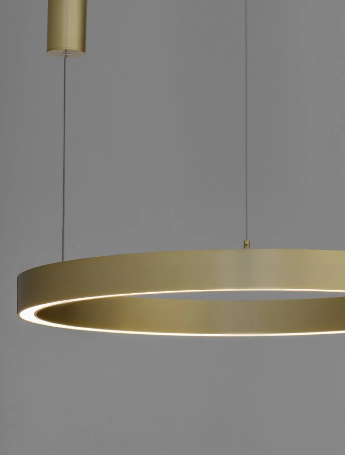 Nova Luce 9558605 STING LED Pendelleuchte 80cm 3000K Bronze dimmbar
